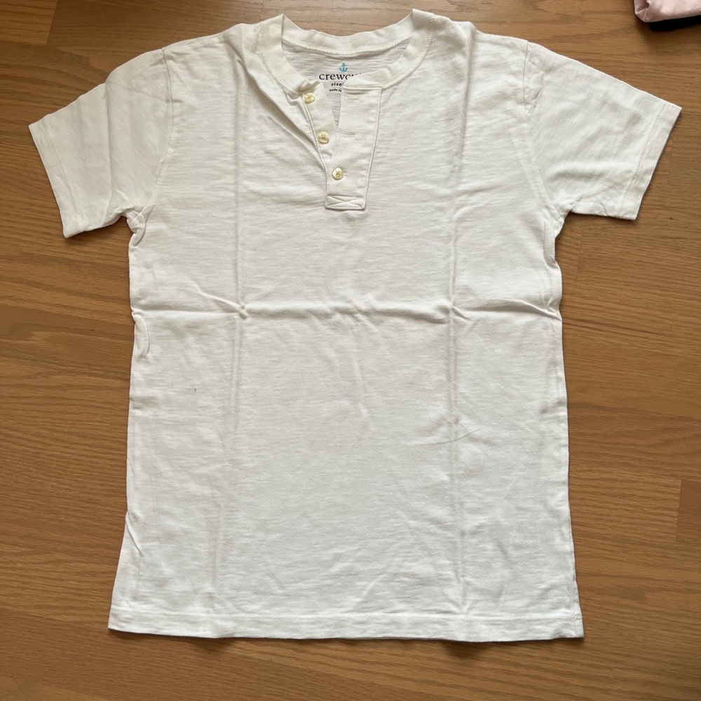 Crewcuts ivory Short Sleeve Henley Tee - 14